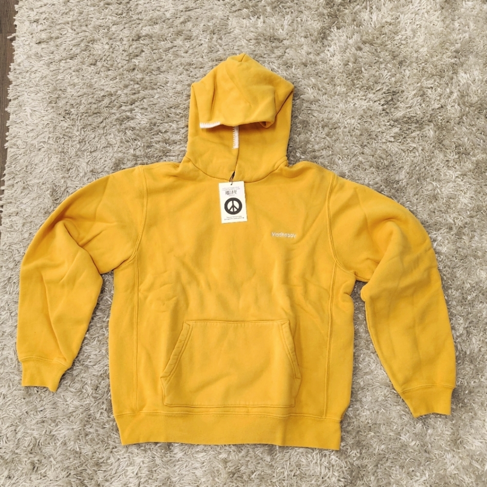 Madhappy 😡 😁 classic logo hoodie in sunny size Medium